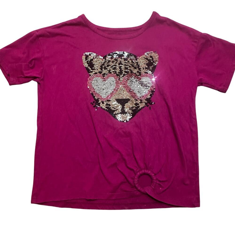 Girls Sequin T-Shirt sz 7-8